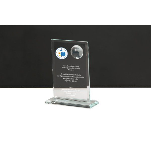 EKT-127 Kristal Plaket - Seri Promosyon