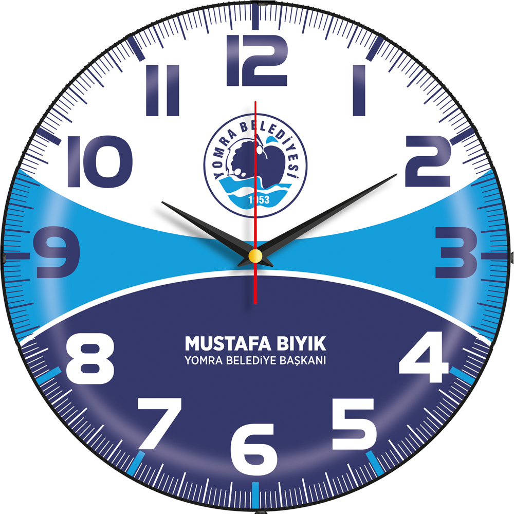 Bombe Cam Duvar Saati